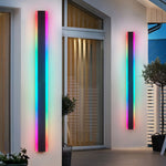 Linear LED Long Outdoor Wall Light Minimalist Exterior Wall Mount Lights Waterproof for Porch - Lamp Outdoor