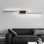 Minimalist Long LED Linear Lights Aluminum Black Wall Lights - Lamp Outdoor