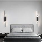 Minimalist Long LED Linear Lights Aluminum Black Wall Lights - Lamp Outdoor