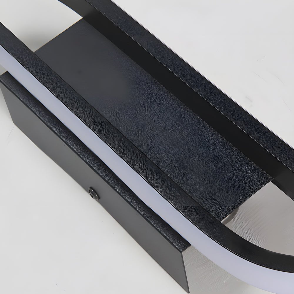 Minimalist Long LED Linear Lights Aluminum Black Wall Lights - Lamp Outdoor