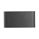 2 - Light Black Modern Low Profile Exterior Porch LED Slim Outdoor Up Down Wall Light