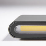 2 - Light Black Modern Low Profile Exterior Porch LED Slim Outdoor Up Down Wall Light