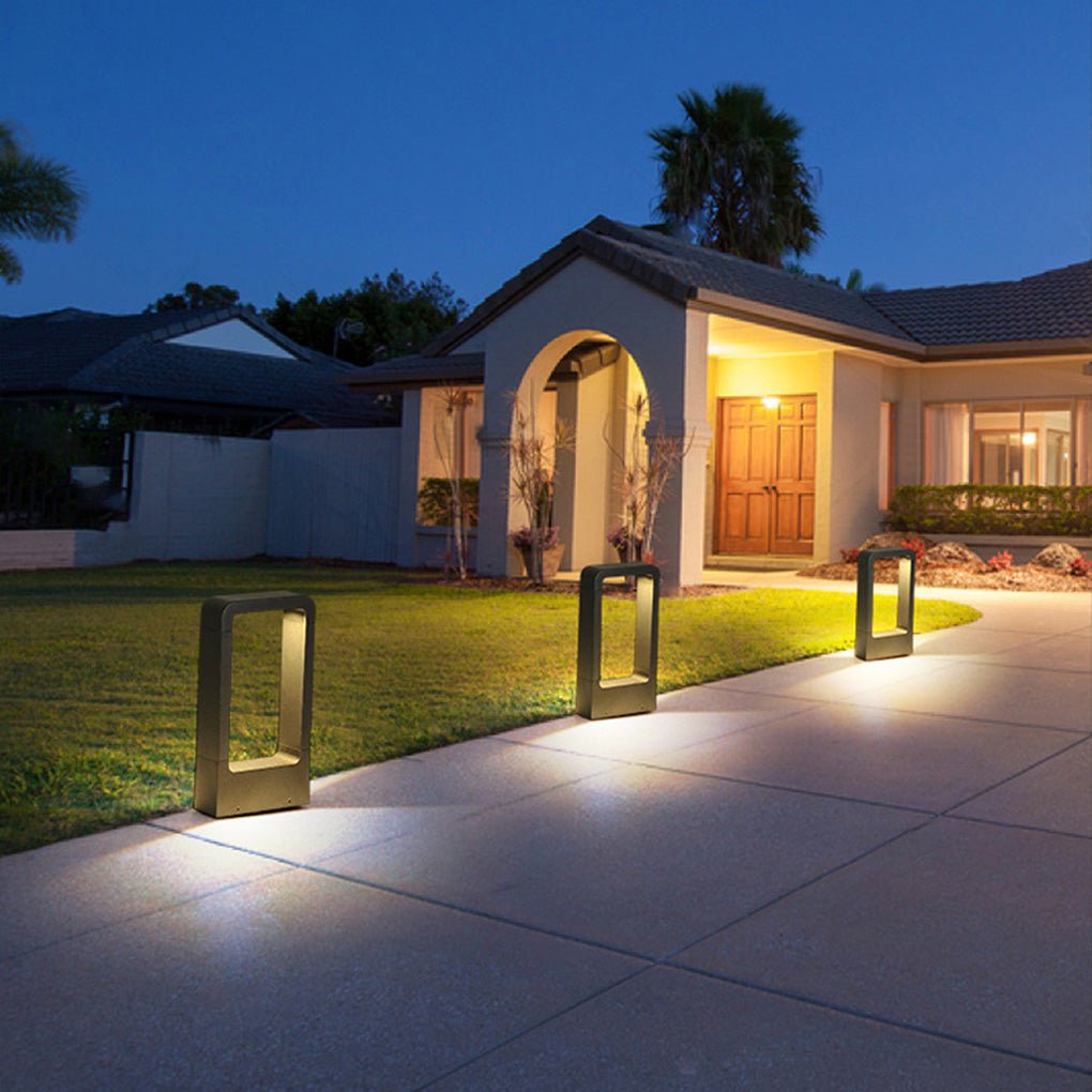 Rectangular COB LED Outdoor Path Lights - Minimalist, Durable & Waterproof