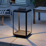 Modern 11 - In Glass LED Portable Outdoor Lanterns - Hardwired