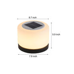 Modern 360° Illumination Cylindrical LED Dimmable Post Lamp for Pillar Tops