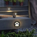 Modern Cat Paw Print LED Recessed Lights for Decks and Gardens - Lamp Outdoor