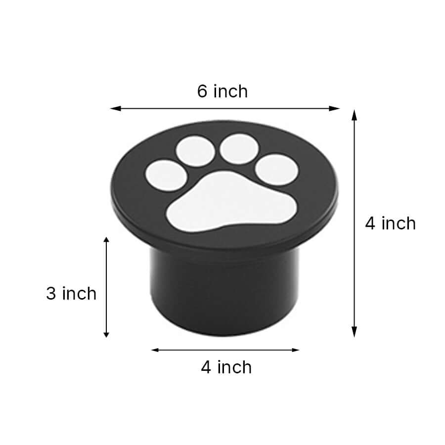 Modern Cat Paw Print LED Recessed Lights for Decks and Gardens - Lamp Outdoor