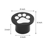 Modern Cat Paw Print LED Recessed Lights for Decks and Gardens
