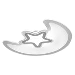 Modern Creative Special-shaped Trichromatic Dimming Moon Star Ceiling Light - Lamp Outdoor