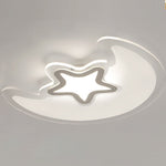 Modern Creative Special-shaped Trichromatic Dimming Moon Star Ceiling Light - Lamp Outdoor