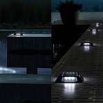Modern Heavy-Duty Solar Deck Lights Waterproof LED Path Lighting - Lamp Outdoor