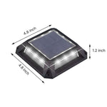 Modern Heavy-Duty Solar Deck Lights Waterproof LED Path Lighting - Lamp Outdoor