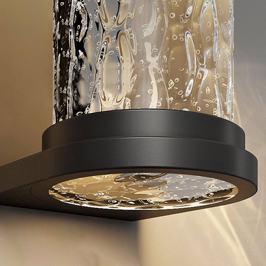 Modern Luxury Glass Stereoscopic Luminescence Cylindrical LED Wall Light - Lamp Outdoor