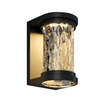 Modern Luxury Glass Stereoscopic Luminescence Cylindrical LED Wall Light - Lamp Outdoor
