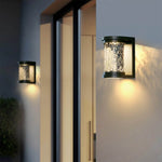 Modern Luxury Glass Stereoscopic Luminescence Cylindrical LED Wall Light - Lamp Outdoor