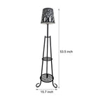 Modern Outdoor Floor Lamp with Shelves - Lamp Outdoor