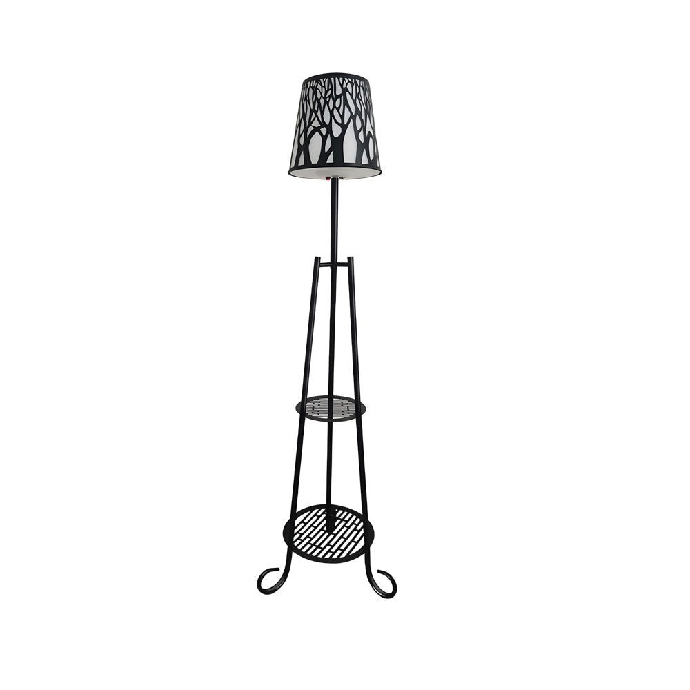 Modern Outdoor Floor Lamp with Shelves - Lamp Outdoor