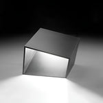Unique Stainless Steel Artful Cube Outdoor Landscape Light Modern Geometric Illumination - Lamp Outdoor