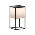 Square Solar Post Light with Acrylic Lampshade and Robust Stainless Steel Frame - Lamp Outdoor