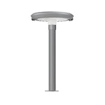 Modern Round Dual Motion Sensor LED Solar Garden Post Lights