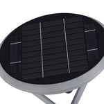Modern Round Dual Motion Sensor LED Solar Post Lights - Outdoor Pillar Lamp - Lamp Outdoor