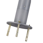 Modern Round Dual Motion Sensor LED Solar Post Lights - Outdoor Pillar Lamp - Lamp Outdoor