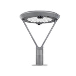 Modern Round Dual Motion Sensor LED Solar Post Lights - Outdoor Pillar Lamp - Lamp Outdoor