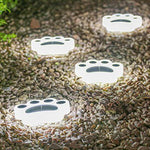 Modern Solar-Powered LED Animal Paw Lights Step Stairs Lighting - Lamp Outdoor