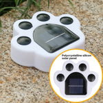 Modern Solar - Powered LED Animal Paw Lights Step Stairs Lighting