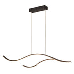 Wave Linear Hanging Branch Chandelier LED Island Ceiling Lights - Lamp Outdoor