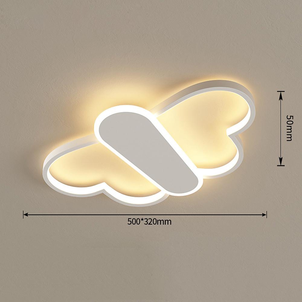 Cartoon Butterflies Shaped LED Dimmable with Remote Modern Ceiling Lights - Lamp Outdoor
