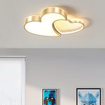 Nordic Creative Heart-shaped High Light Transmittance LED Dimmable Ceiling Lamps - Lamp Outdoor