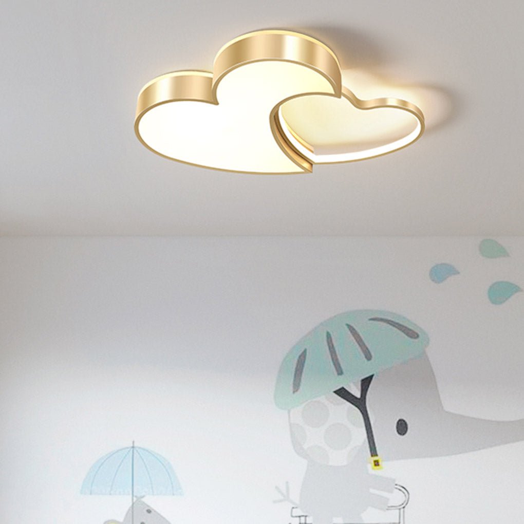 Nordic Creative Heart-shaped High Light Transmittance LED Dimmable Ceiling Lamps - Lamp Outdoor