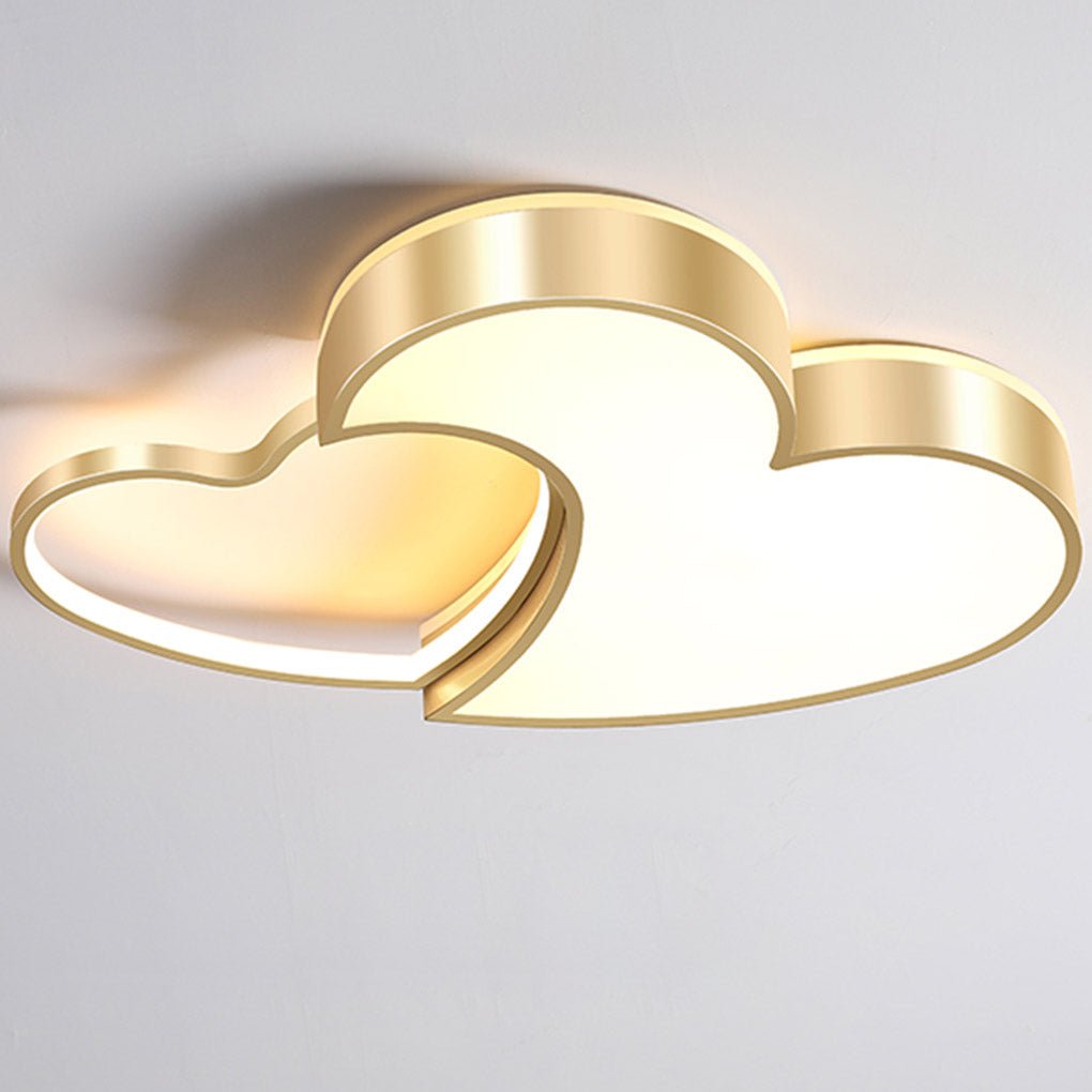 Nordic Creative Heart-shaped High Light Transmittance LED Dimmable Ceiling Lamps - Lamp Outdoor