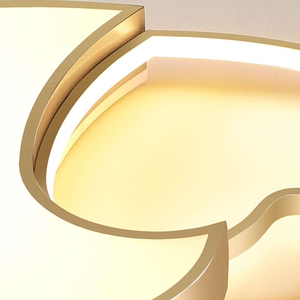 Nordic Creative Heart-shaped High Light Transmittance LED Dimmable Ceiling Lamps - Lamp Outdoor