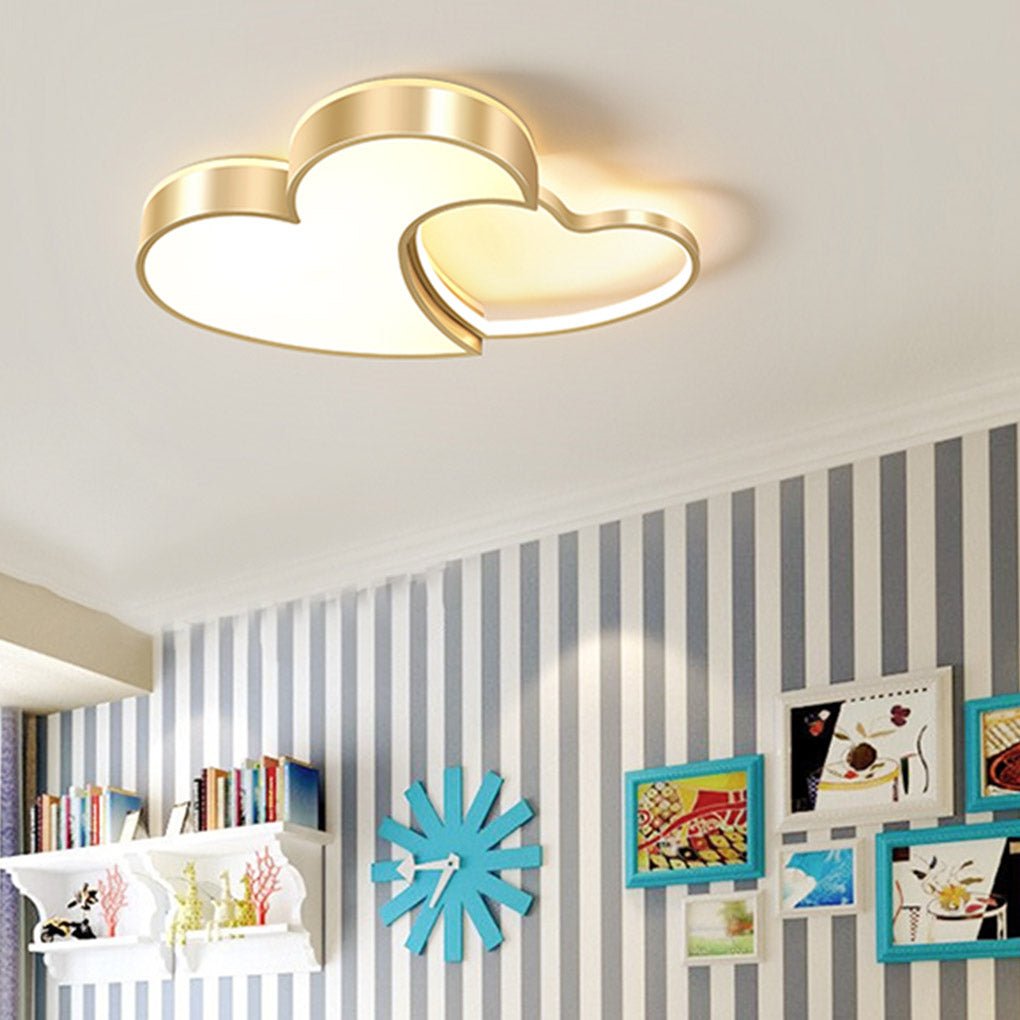 Nordic Creative Heart-shaped High Light Transmittance LED Dimmable Ceiling Lamps - Lamp Outdoor