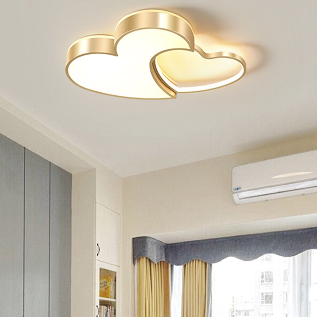 Nordic Creative Heart-shaped High Light Transmittance LED Dimmable Ceiling Lamps - Lamp Outdoor