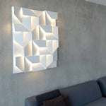 Nordic Minimalist Art Geometric Design Stepless Dimming LED Wall Lamp for Living Room - Lamp Outdoor