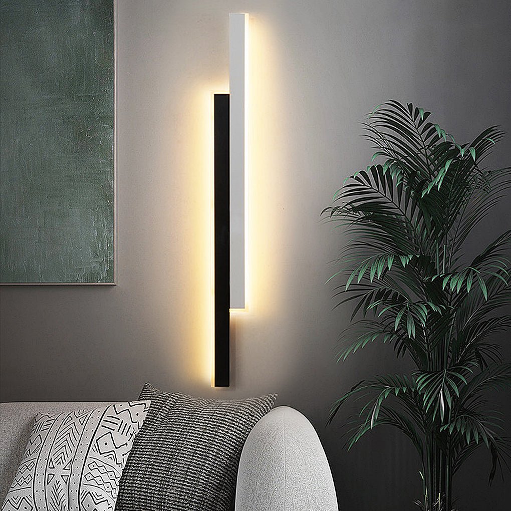 Nordic Minimalist Double Long LED Linear Lights Wall Lamp - Lamp Outdoor