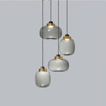 Round Globe LED Nordic Glass Pendant Light Hanging Lamp - Lamp Outdoor