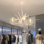 Vintage Antler Chandelier with Candle Lights - 4/6/8 Lights - Lamp Outdoor