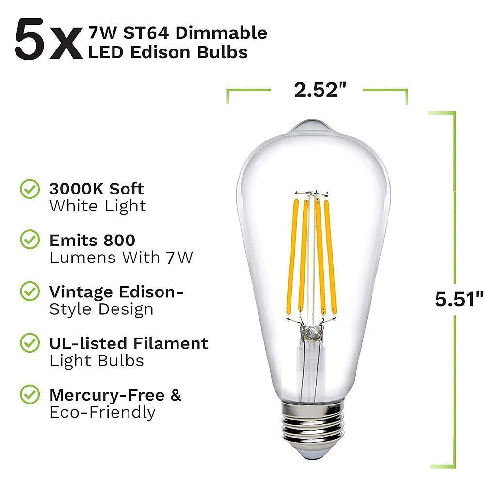 3 Bladed Farmhouse Retractable Ceiling Fan with Light - Lamp Outdoor