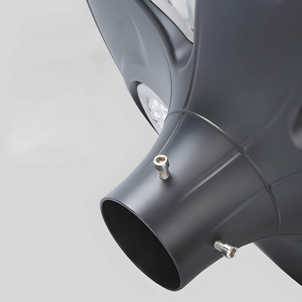 Outdoor Black LED Solar Lamp Post Street Light - Lamp Outdoor