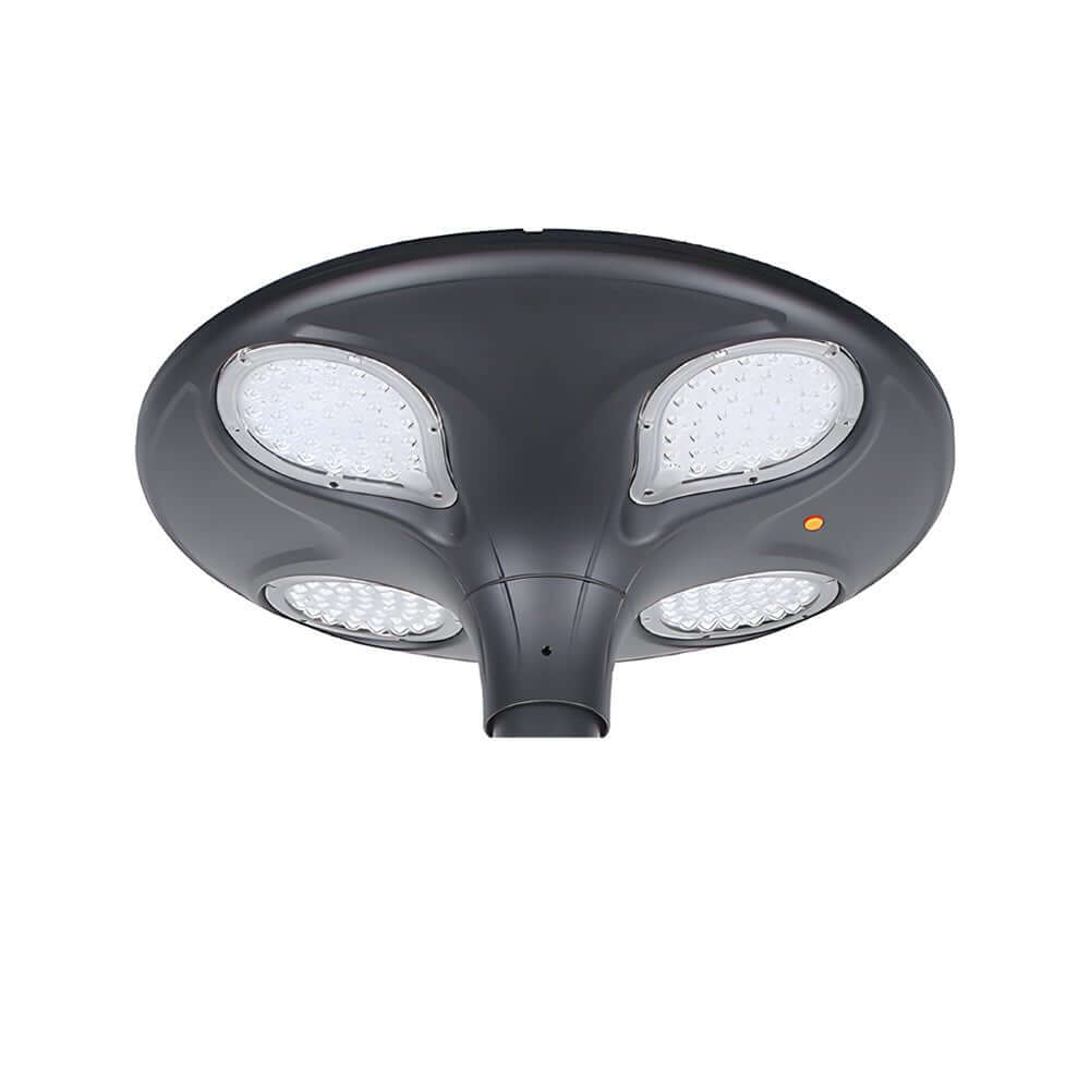 Outdoor Black LED Solar Lamp Post Street Light - Lamp Outdoor
