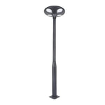 Outdoor Black LED Solar Lamp Post Street Light - Lamp Outdoor