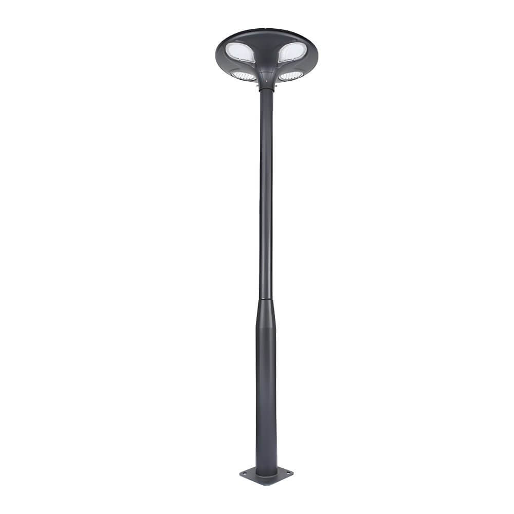 Outdoor Black LED Solar Lamp Post Street Light - Lamp Outdoor
