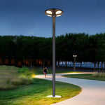 Outdoor Black LED Solar Lamp Post Street Light - Lamp Outdoor