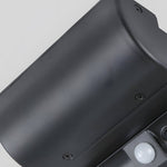 Outdoor Black LED Solar Wall Lights - Lamp Outdoor