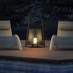 Outdoor Grid Imitation Candle - shaped Lantern Waterproof LED Landscape Lighting