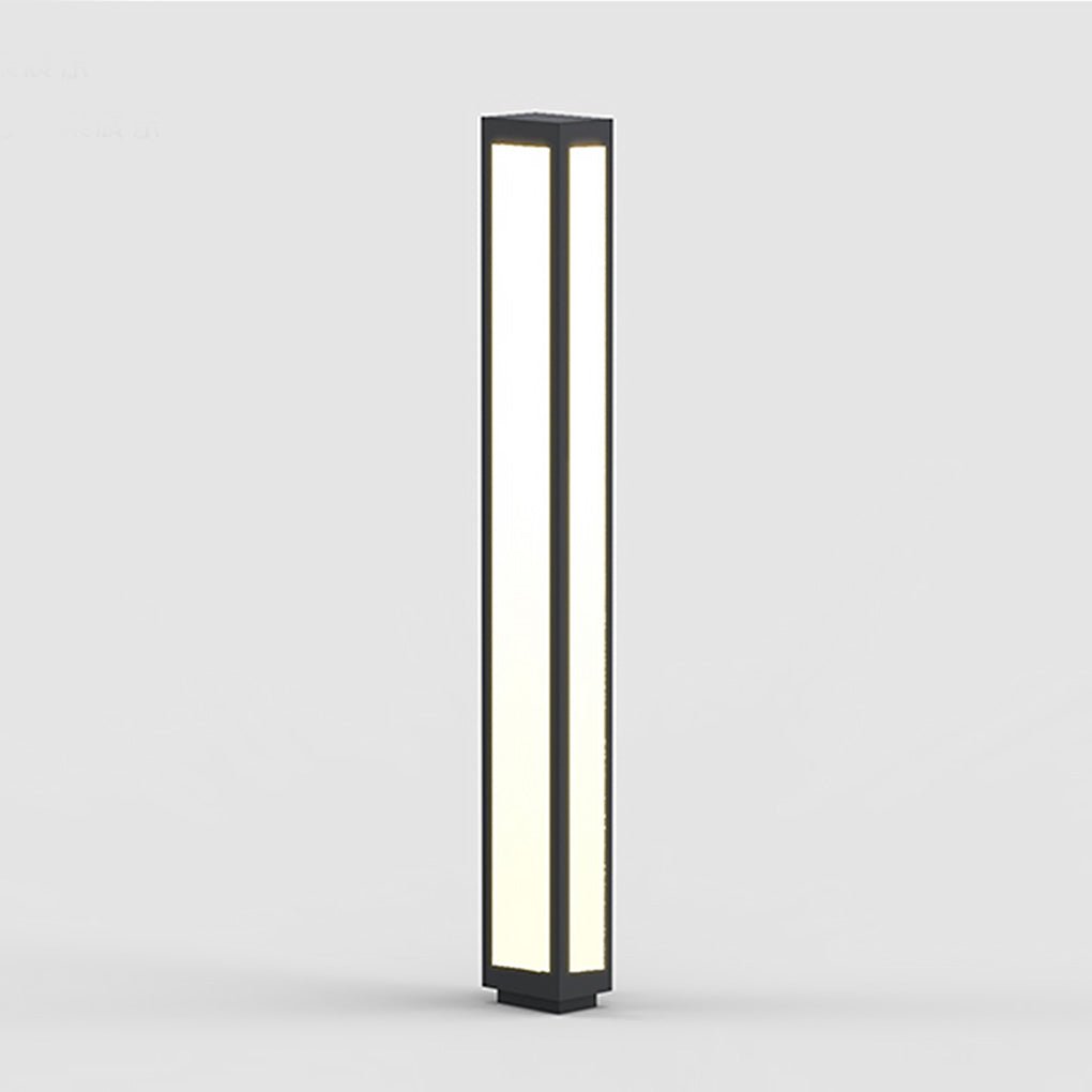 Outdoor Bollard Light Waterproof Garden Solar LED Landscape Lighting for Villa Courtyard
